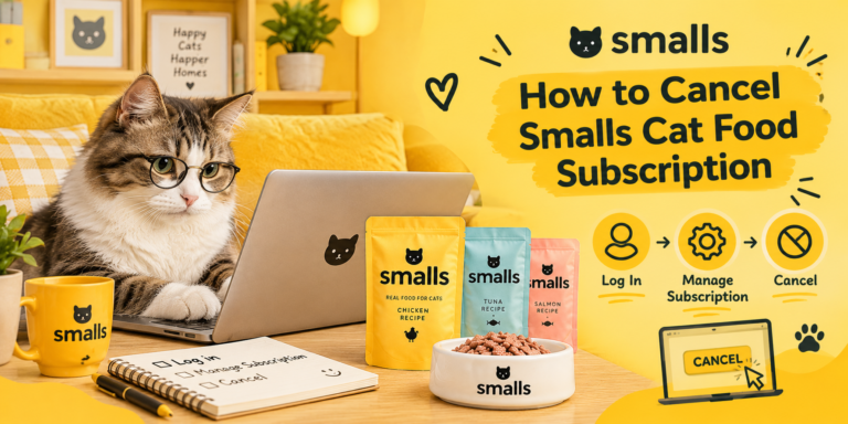 How to Cancel Smalls Cat Food Subscription