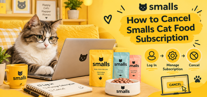 How to Cancel Smalls Cat Food Subscription